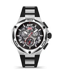 Ducati Corse Men's Quartz Two Tone Silicone Watch 49mm