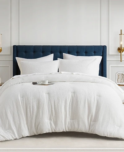 510 Design Mina Waffle Textured 3-Pc. Comforter Set, Full/Queen