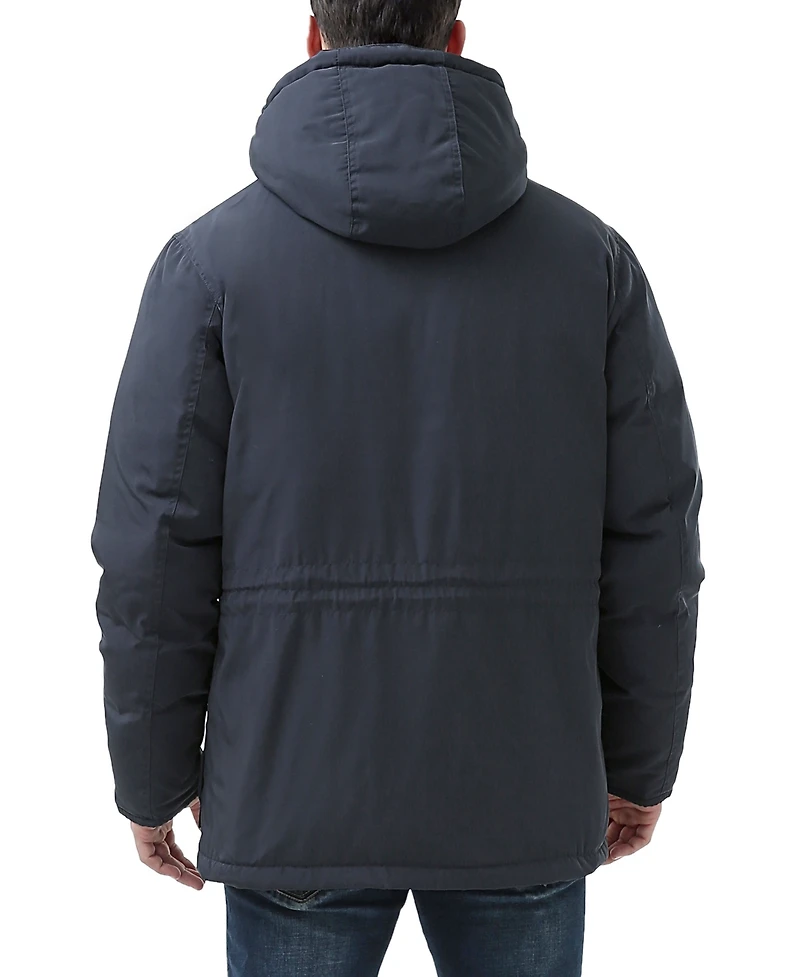 Moderm Men Hooded Down Parka Coat