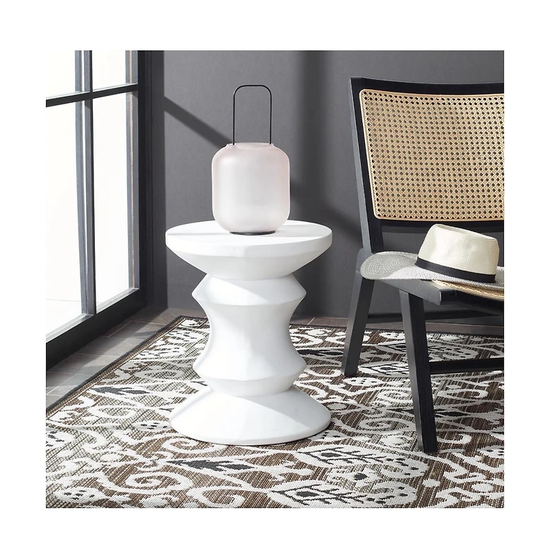 Katara Concrete Accent Stool
