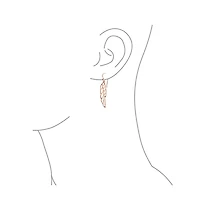 Bling Jewelry Spiritual Religious Dangle Angel Wing Feather Earrings Sterling Silver