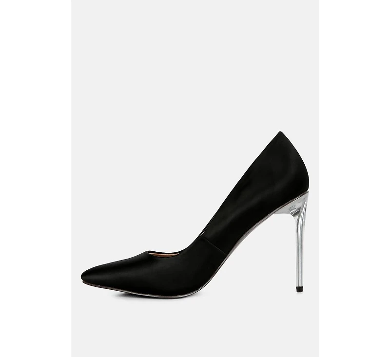 Stakes Womens Clear Heel Classic Pumps