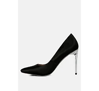 Stakes Womens Clear Heel Classic Pumps