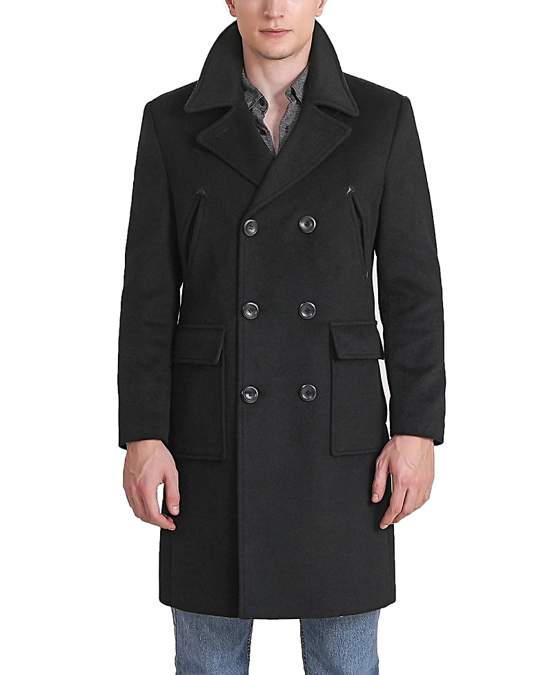 Landing Leathers Men Addison Wool Blend Pea Coat