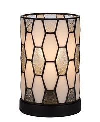 9.25" Height Metal and Resin Accent Lamp