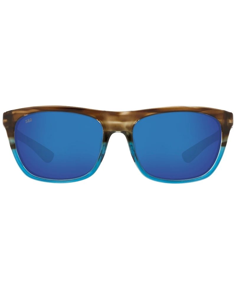 Costa Del Mar Women's Cheeca Polarized Sunglasses, Mirror Polar 6S9005