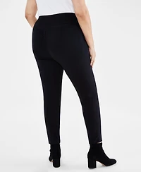 Style & Co Plus Pull-On Ponte Knit Pants, Created for Macy's