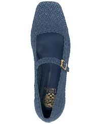 Vince Camuto Women's Vinley Woven Mary Jane Flats