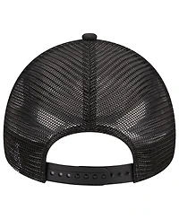 Men's New Era Black New York Yankees A-Frame 9FORTY Trucker Adjustable Hat