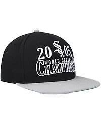 Men's Mitchell & Ness Black Chicago White Sox World Series Champs Snapback Hat