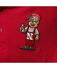 Toddler Boys Colosseum Scarlet, Heathered Gray Nebraska Huskers Poppies Hoodie and Sweatpants Set