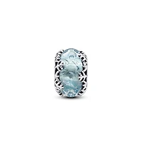 Pandora Sterling Silver Winter Snowflake Murano Charm
