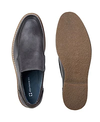 Alpine Swiss Carter Mens Slip On Loafers Snakeskin Dress Shoes Leather Lined