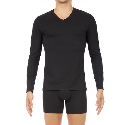 Hom Usa Men's Long Sleeve Shirt V-Neck