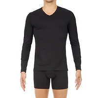 Hom Usa Men's Long Sleeve Shirt V-Neck