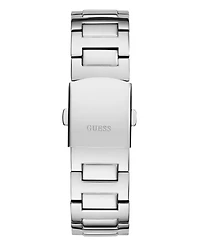 Guess Men's Analog Silver-Tone Stainless Steel Watch 42mm
