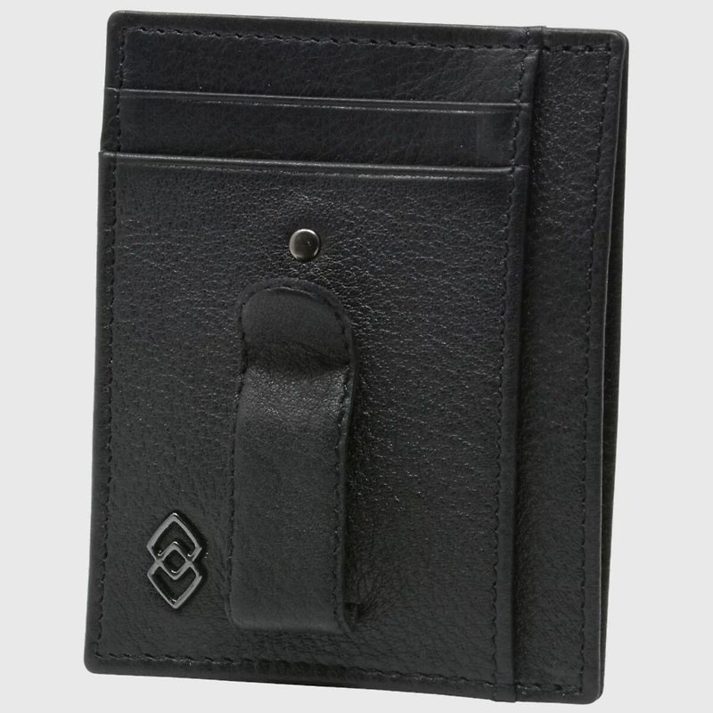 Alpine Swiss Double Diamond Mens Rfid Money Clip Minimalist Front Pocket Wallet