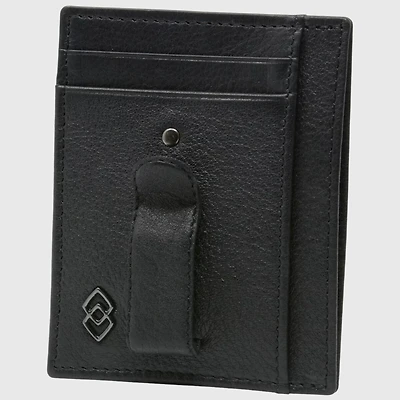 Alpine Swiss Double Diamond Mens Rfid Money Clip Minimalist Front Pocket Wallet