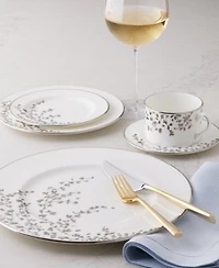 Kate Spade New York Gardner Street Platinum Dinnerware Lenox Tuscany Glassware Kate Spade New York Malmo Flatware