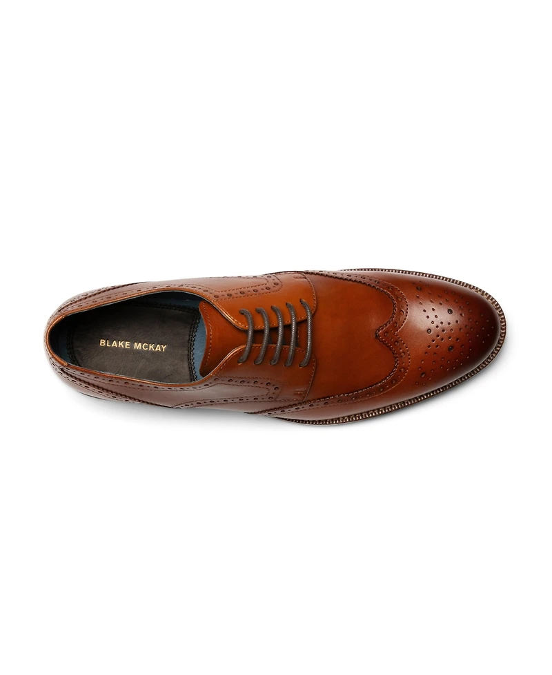 Blake McKay Men's Marshall Dress Lace-Up Wingtip Leather Shoes