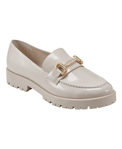 Bandolino Women's Franny Lug Sole Hardware Loafers