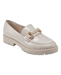 Bandolino Women's Franny Lug Sole Hardware Loafers