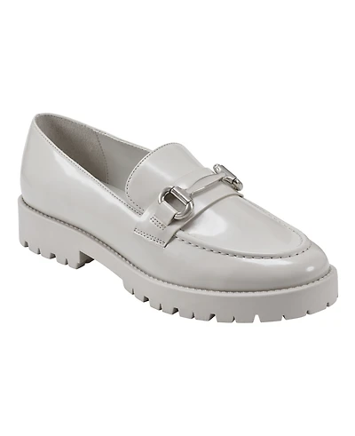 Bandolino Women's Franny Lug Sole Hardware Loafers