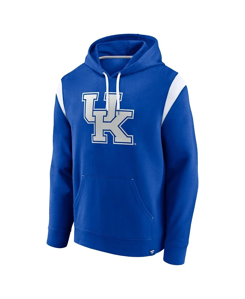 Men's Fanatics Royal Kentucky Wildcats Gym Rat Pullover Hoodie