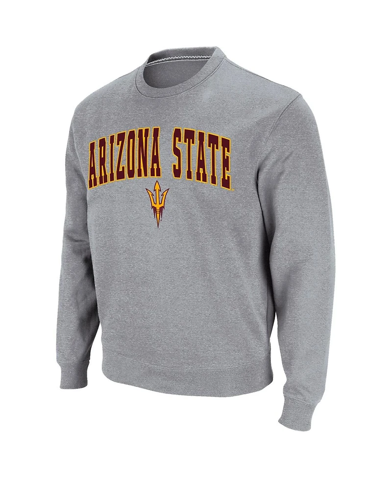Colosseum Men's Arizona State Sun Devils Arch & Logo Pullover Sweatshirt