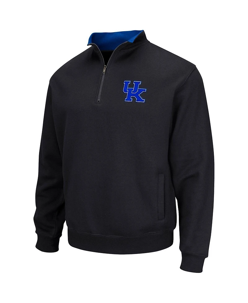 Men's Colosseum Black Kentucky Wildcats Tortugas Quarter-Zip Top