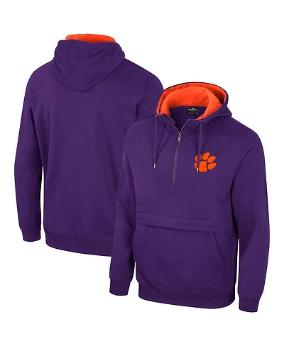 Colosseum Men's Clemson Tigers Half-Zip Hoodie