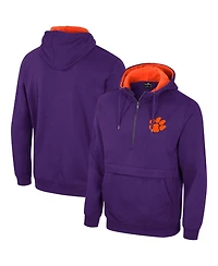 Colosseum Men's Clemson Tigers Half-Zip Hoodie