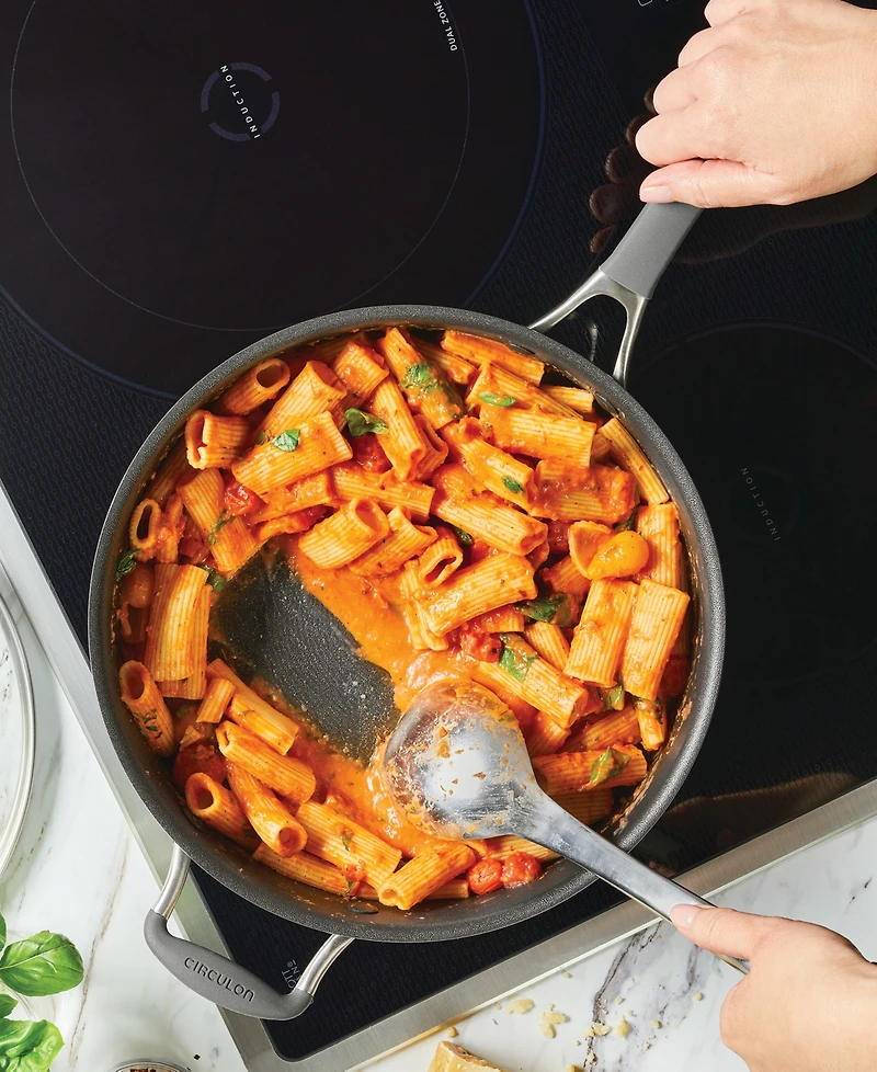 Circulon A1 Series with ScratchDefense Technology Aluminum 5-Quart Nonstick Induction Saute Pan with Lid