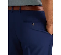 Haggar Men's Premium Comfort Stretch Classic-Fit Solid Pleated Dress Pants