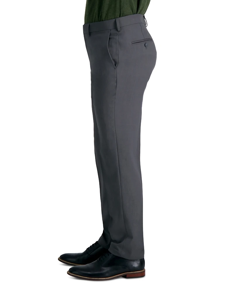 Haggar Men's Premium Comfort Slim-Fit Performance Stretch Flat-Front Dress Pants
