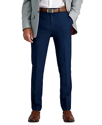 Haggar Men's Premium Comfort Slim-Fit Performance Stretch Flat-Front Dress Pants