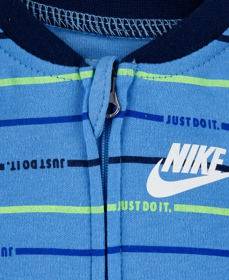 Nike Baby Girls or Boys Printed Footed Coverall