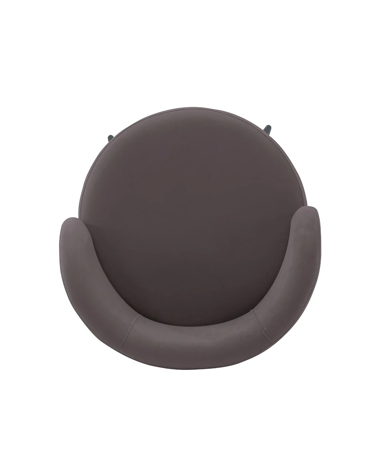 Manhattan Comfort Kaya Pleated Velvet Upholstered Dining Chair