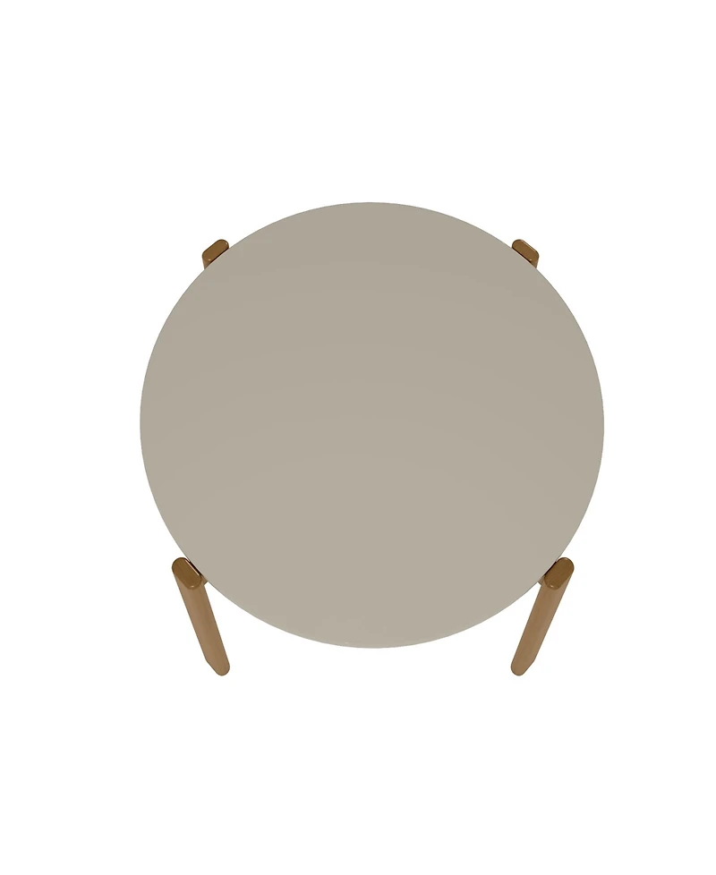 Manhattan Comfort Gales 46.54" Medium Density Fiberboard Round Dining Table