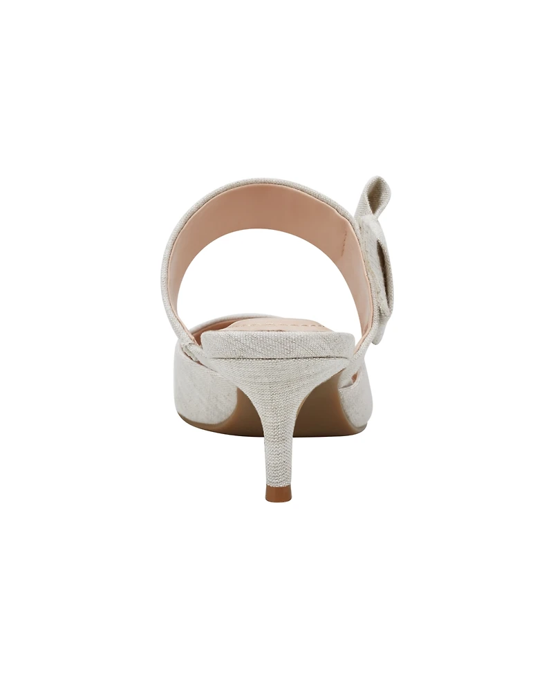 Bandolino Women's Millie Pointed Toe Kitten Heel Mules