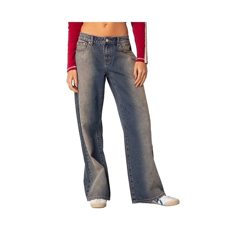 Women's Raelynn Washed Low Rise Jeans