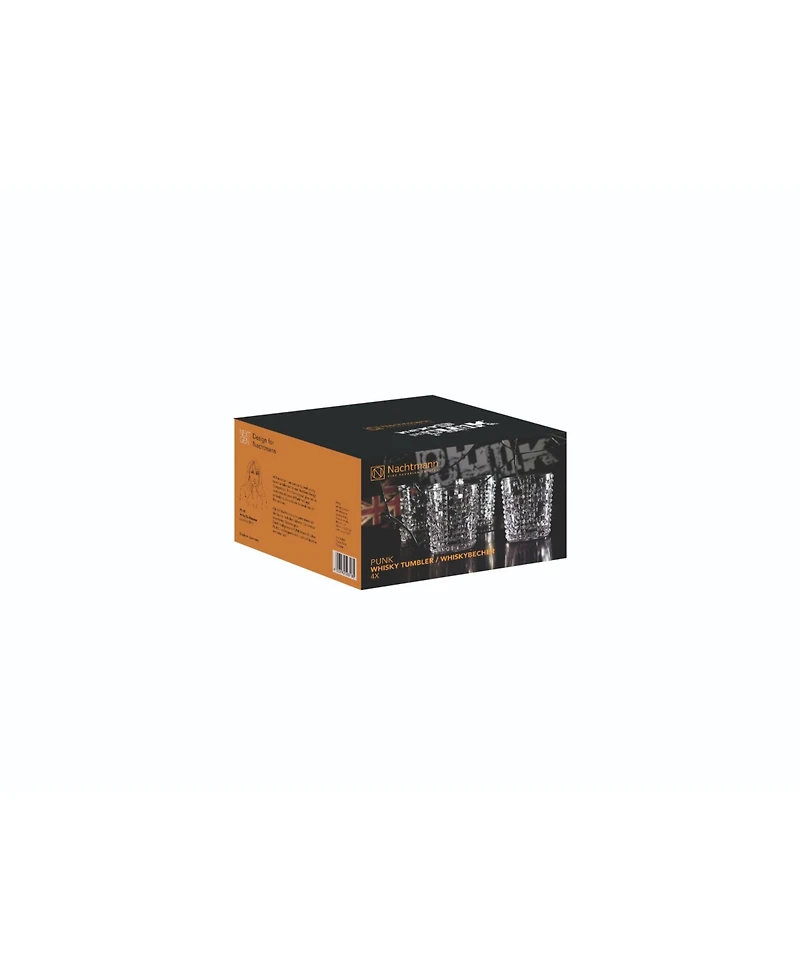 Nachtmann Punk 4 Piece Whisky Set