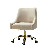 Hulala Home Modern Cute Desk Chair with Adjustable Swivel