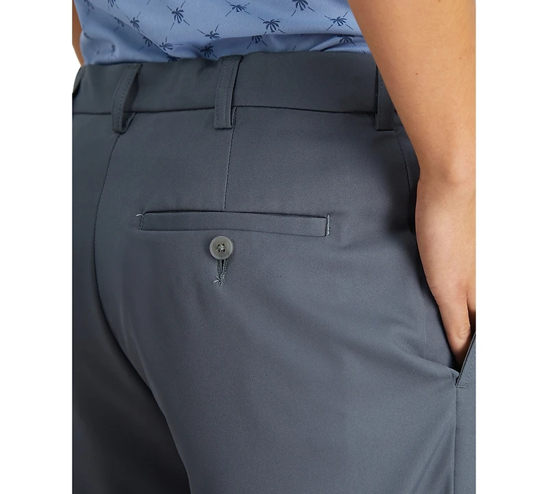 Haggar Men's Cool 18 Pro Flat Front Classic-Fit 9.5" Shorts