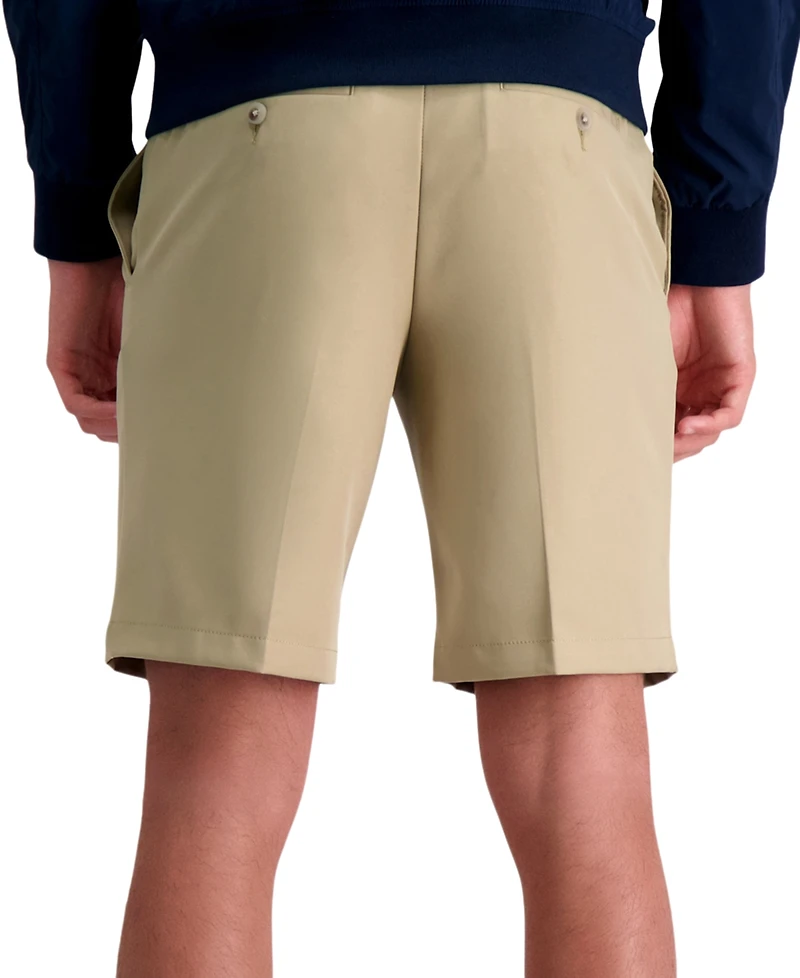 Haggar Men's Cool 18 Pro Flat Front Classic-Fit 9.5" Shorts