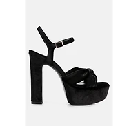 Liddel Womens Platform Heel Sandals