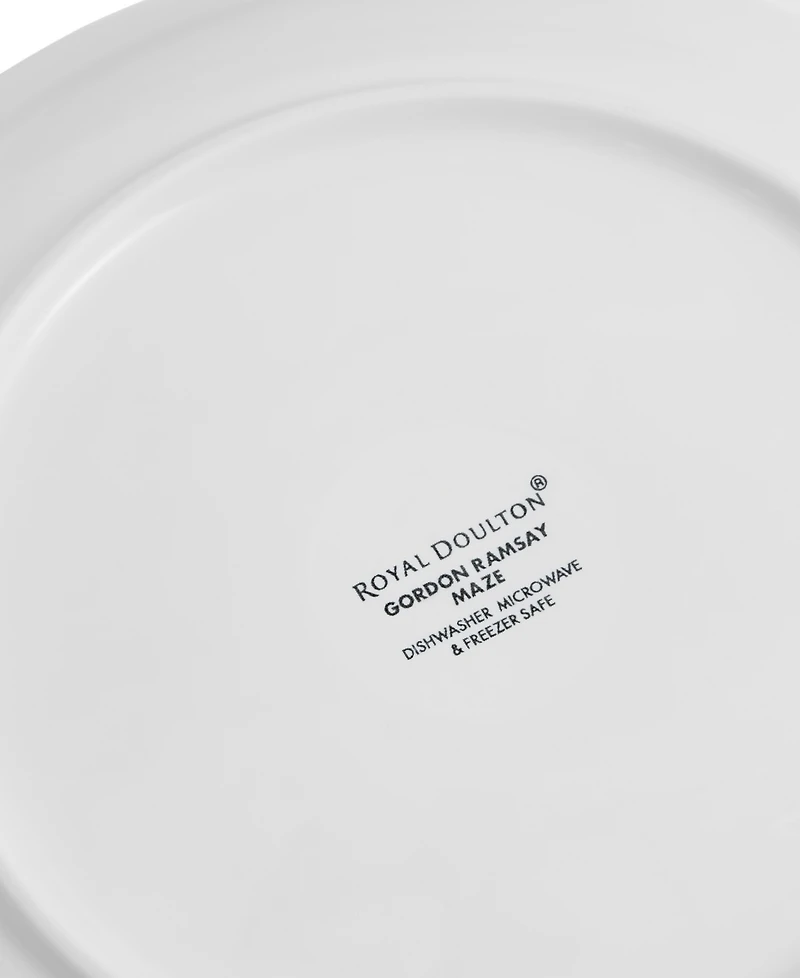 Royal Doulton Gordon Ramsay Maze Salad Plate, Set of 4, Service for 4