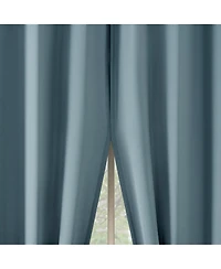 Brandon Magnetic Closure Room Darkening Grommet Curtain Panel Pair