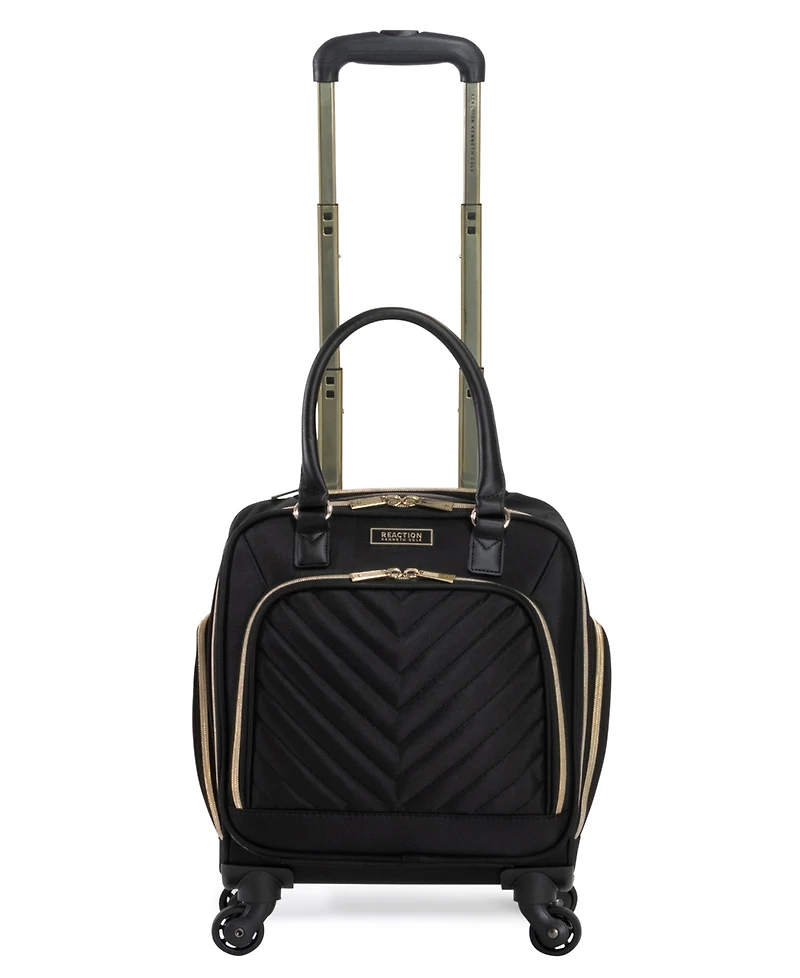 Chelsea Softside Chevron 2pc Carry-On Underseater Luggage + Matching 15" Laptop Backpack Set