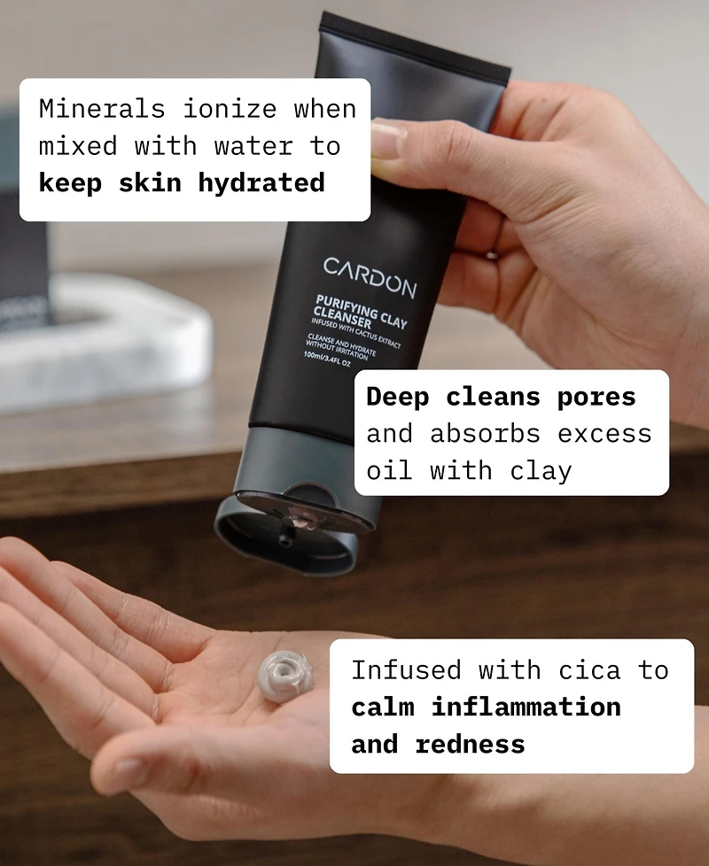 Cardon Purifying Clay Cleanser, 3.4 oz.